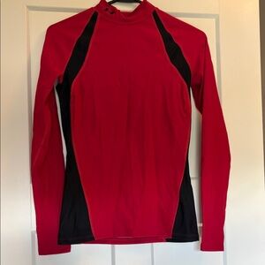 Under Armour Red and Black Bodysuit